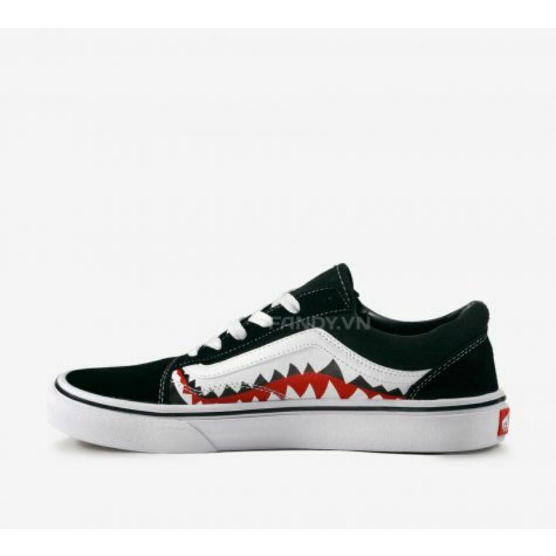 Giày thể thao nam nữ vans old skool cá mập trắng thời trang, giày giá rẻ, vietmax86 | BigBuy360 - bigbuy360.vn