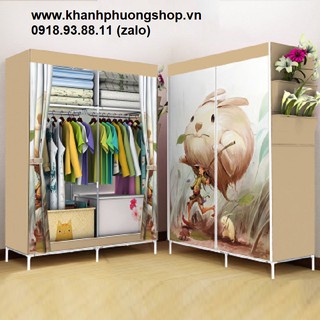 Tủ vải treo quần áo - tủ vải treo quần áo