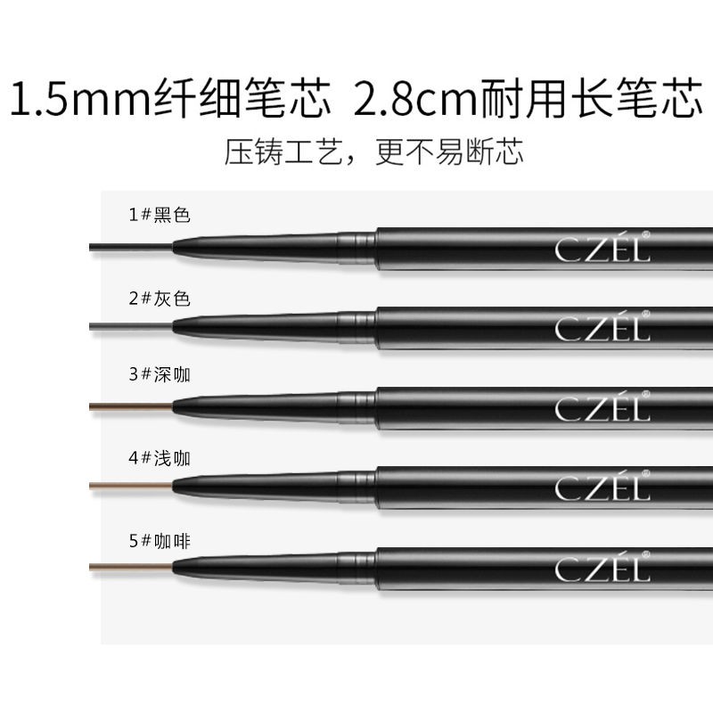 (hàng Mới Về) Bút Kẻ Lông Mày Hai Đầu Chống Thấm Nước Và Mồ Hôi Dễ Lên Màu | BigBuy360 - bigbuy360.vn