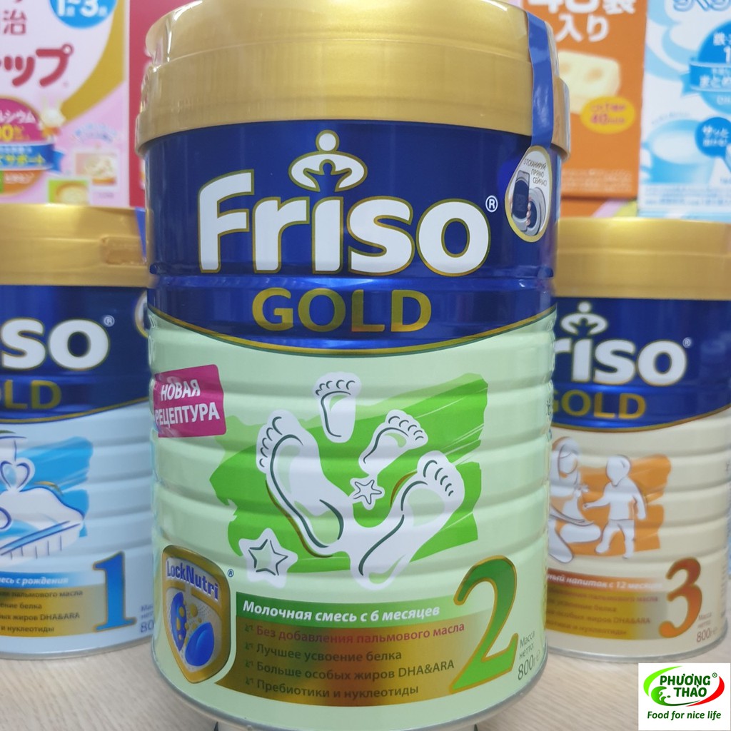 Sữa Friso Nga Số 1, 2 Và 3, Loại 800g, Hàng Chuẩn, Giá Tốt Date 2022