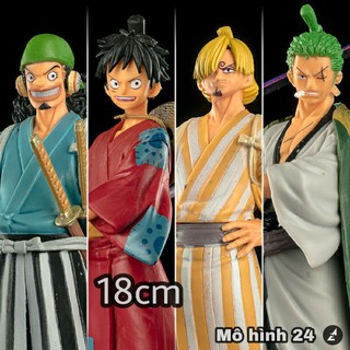 [RẺ VÔ ĐỊCH] Mô hình One piece arc Wano quốc Zoro Sanji Luffy Usopp DFX figure đồ chơi onepiece