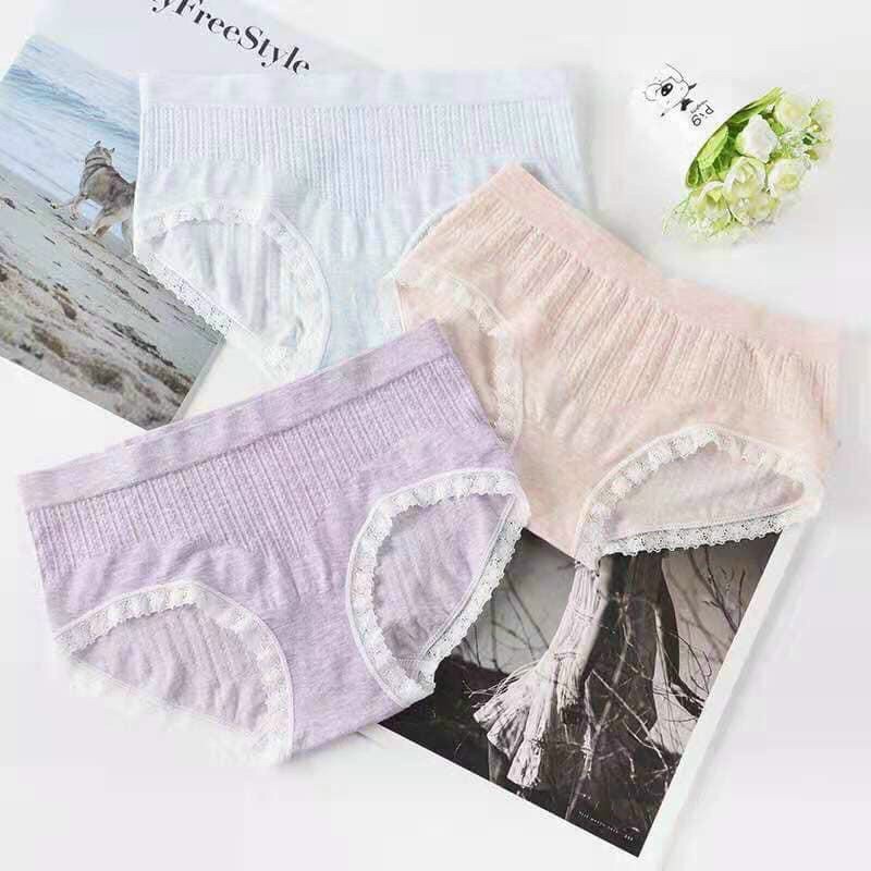 Hộp 5 quần lót cotton muối tiêu kháng khuẩn VNXK cao cấp No.100382