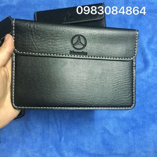 Ví Da Đựng Đăng Kiểm, Giấy Tờ Ô Tô Cao Cấp – Bóp Đựng Giấy Tờ Dùng Cho Xe Hơi, Ô Tô Có Logo Mercedes