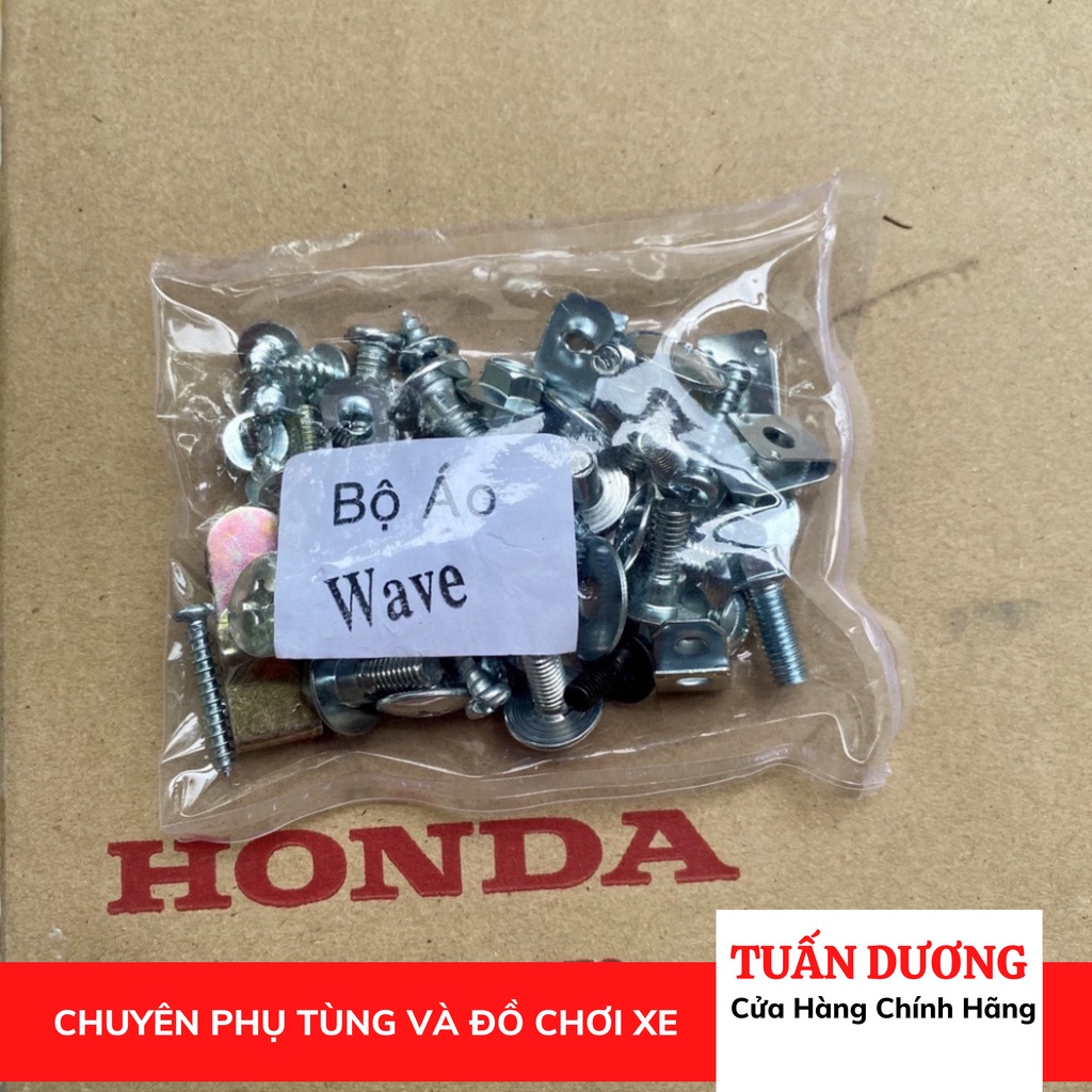 Bộ ốc dàn áo xe Dream - Wave vít gắn nhựa cho và các dòng honda Loại đẹp chuẩn zin 99%