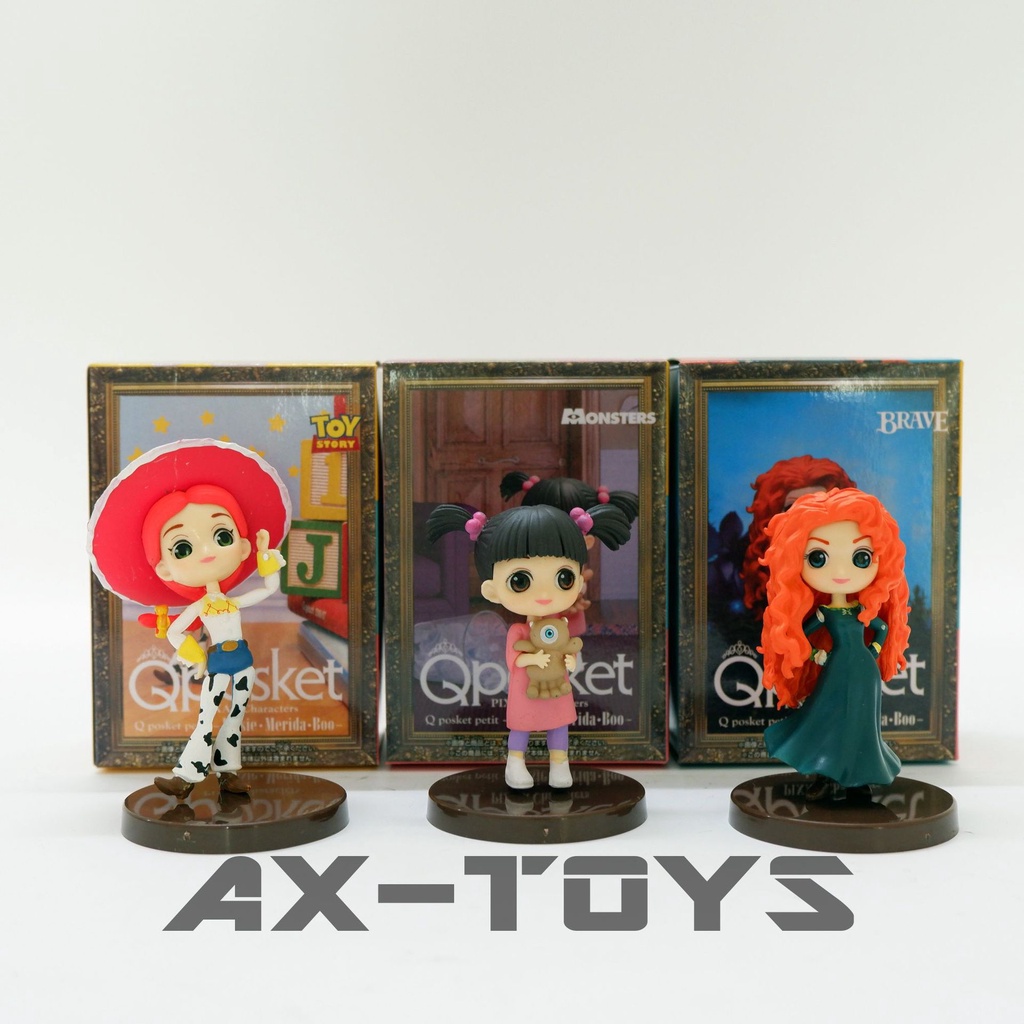 Bộ 3 Mô Hình Công Chúa Disney Phiên Bản Q Dùng Trang Trí Nhà Cửa