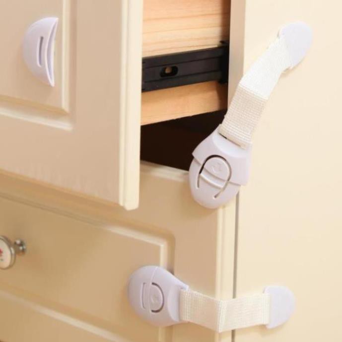 Dây Vải Khoá Tủ, Ngăn Kéo, Tủ Lạnh / Đai Khóa Chặn Cửa Tủ / Chốt Khóa An Toàn Cho Bé