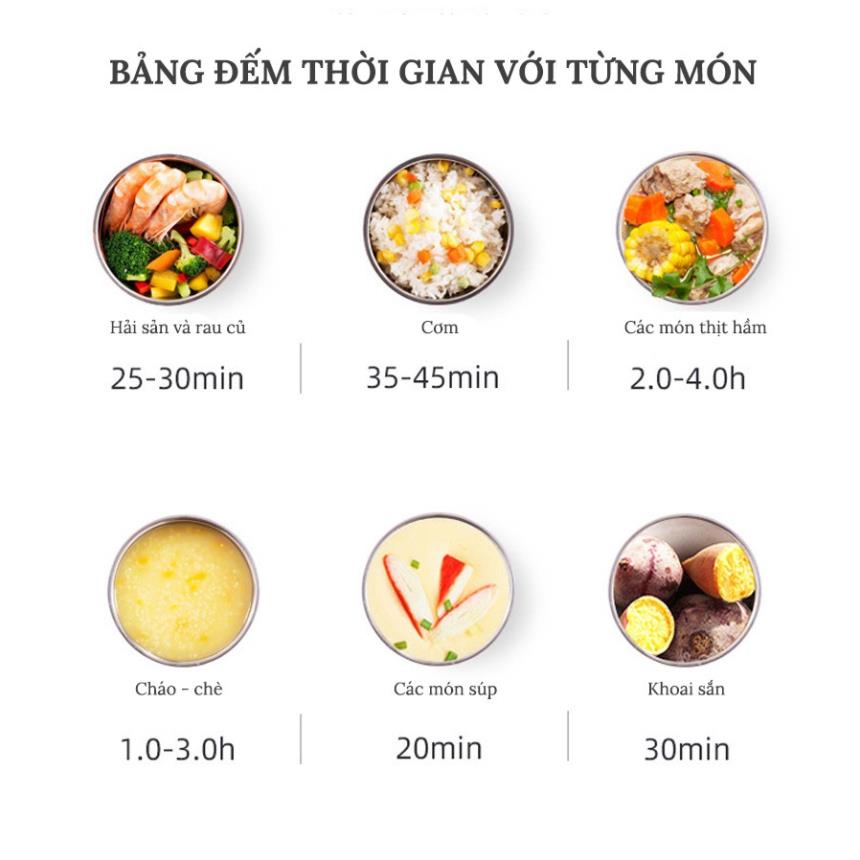 [Quà Tặng] Cặp Lồng Giữ Nhiệt Cắm Điện Hộp Cơm Giữ Nhiệt 2 Tầng Giữ Nhiệt Tốt Hâm Nóng Và Nấu Chín Thức Ăn Nhanh