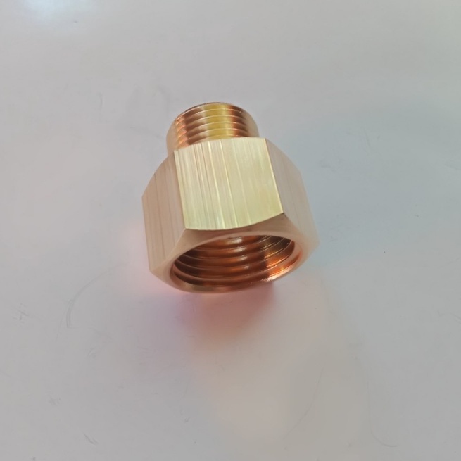 Lơ nối ren ngoài 13 ren trong 17mm,ren đồng