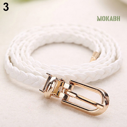 Thắt Lưng Da PU Sợi Mảnh Thời Trang Cho Nữ