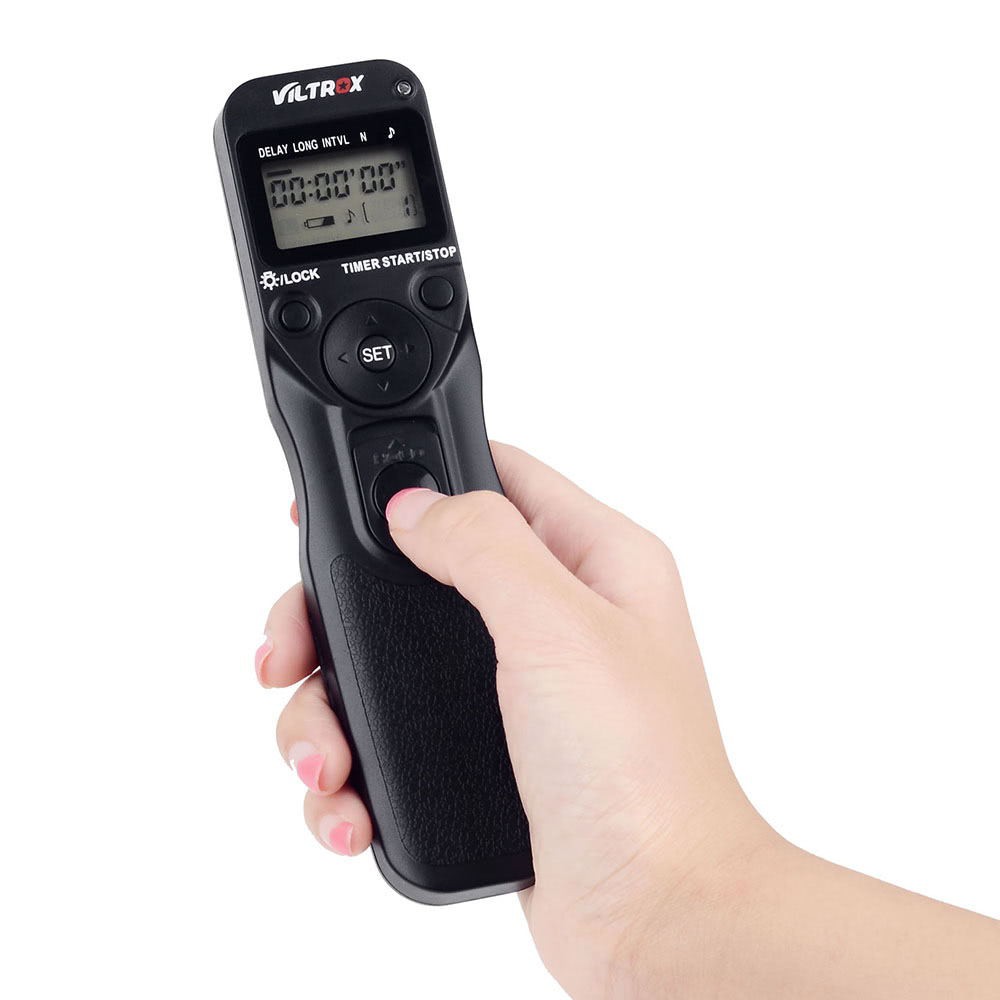 Ĩ VILTROX Time Lapse Intervalometer Timer Remote Control Shutter with C3 Cable for Canon 1D Series 5D 5DII 5DIII 7D 10D