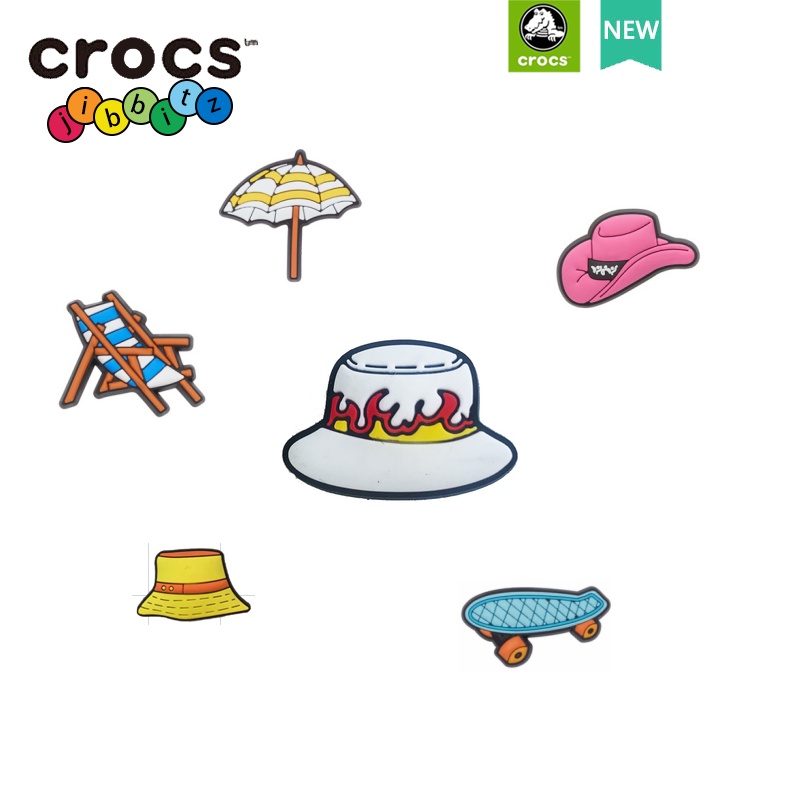 Mũ CROCS Chống Nắng In Họa Tiết Mùa Hè