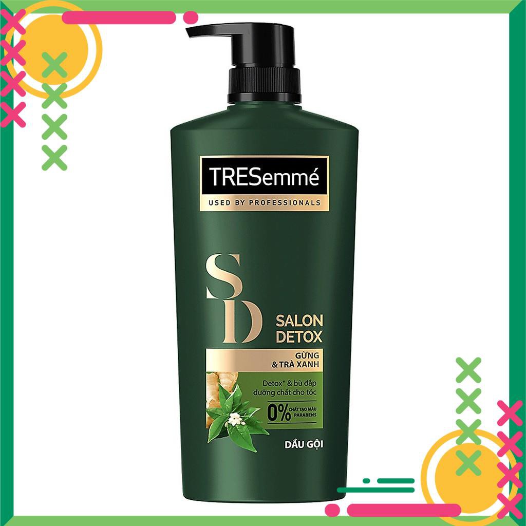 ( Mỹ Phẩm Nhunbe) Dầu gội hoặc Dầu xả Tresemme Salon Detox Gừng và Trà xanh giúp tóc chắc khỏe 620g