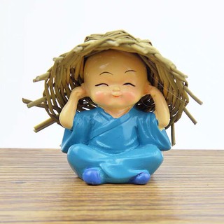 tượng 4 chú đội mũ