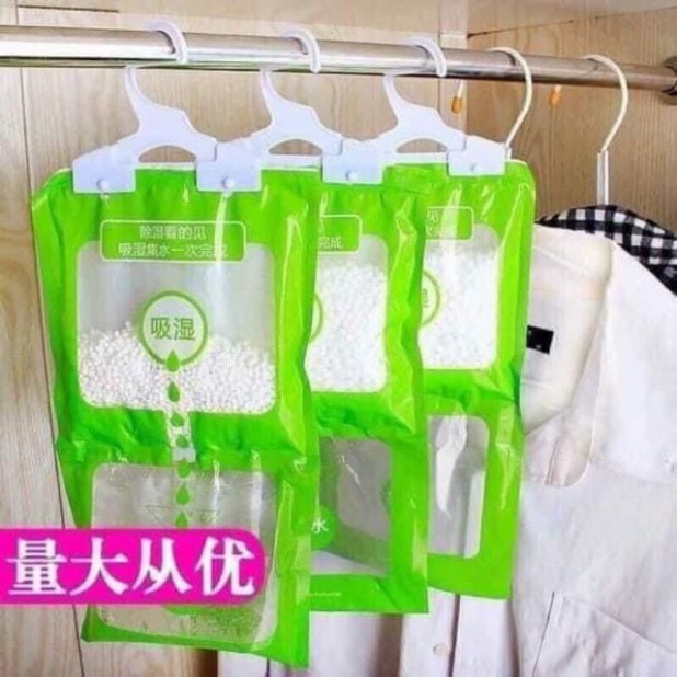 Túi hút ẩm quần áo và tủ quần áo siêu hot ( 2 ngăn)