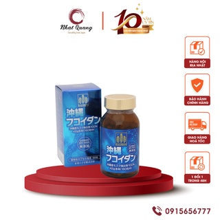 Viên uống hỗ trợ điều trị ung thư Fucoidan xanh Nhật Bản 180 viên