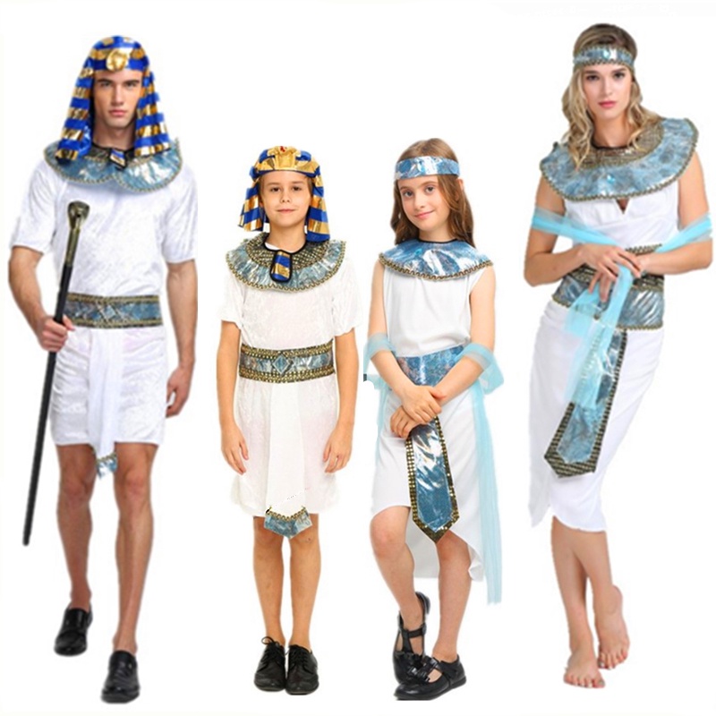 Halloween Carnival Cosplay Cleopatra Pharaoh Hoàng tử Ai Cập ăn mặc bên sinh nhật Hy Lạp