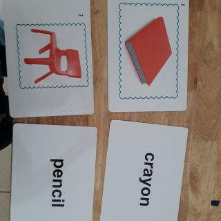 Bộ thẻ flashcard My little iland 2 khổ A5 2 mặt