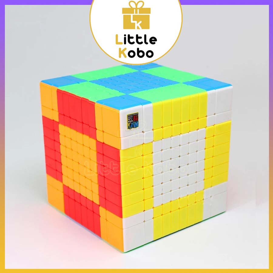 Rubik 10x10 Stickerless MoYu MeiLong MFJS Rubic 10 Tầng Đồ Chơi Trí Tuệ