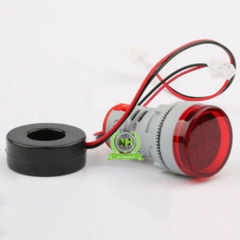 Đèn báo hiển thị kép Volt + Ampe Báo V+A ED16-22VAD Loại Tốt