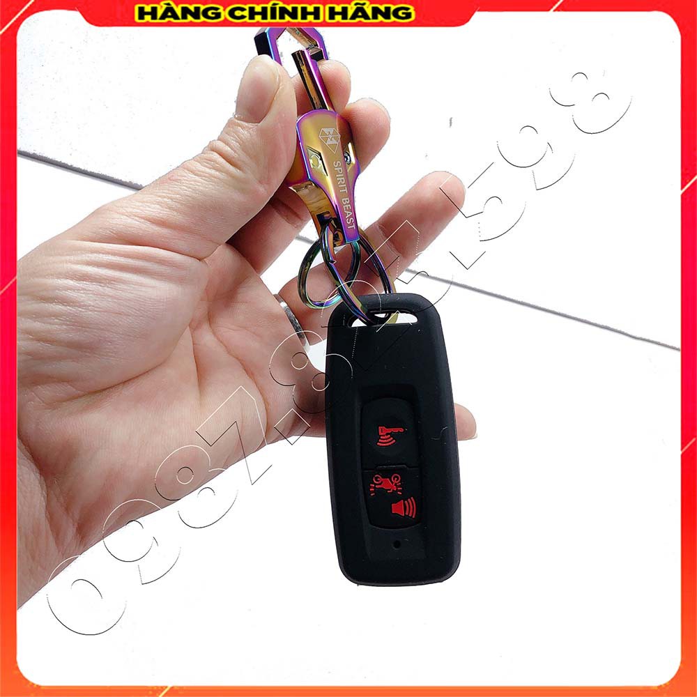 ( COMBO 2 Món SH350i ) Bọc Chìa Khóa Silicon Smartkey SH 350 và Móc Chìa Khóa Spirit beast Chính Hãng