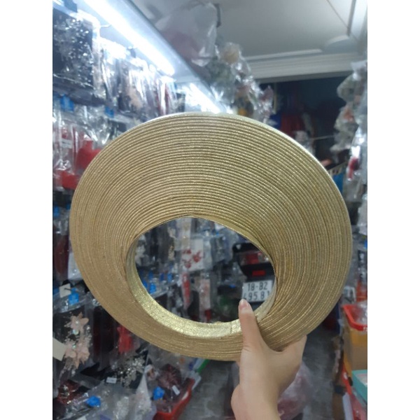 Khăn đống 35 tầng màu vàng đồng