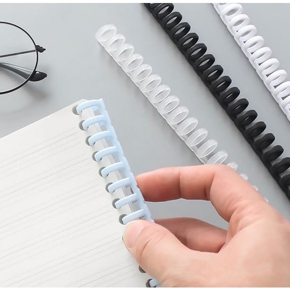 Thanh còng nhựa sổ Pastel kẹp ruột sổ binder refill P11- BÚT ĐẸP