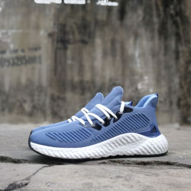 [HẠ GIÁ] [Fullbox] Giầy thể thao alphabounce xanh nam . `