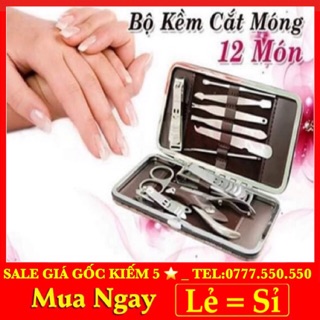 Bộ kiềm cắt nóng 12 món tiện ích
