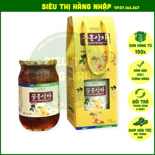 Nhân sâm lát ngâm mật ong Nonghuyp Hàn Quốc 580g cao cấp làm quà tặng