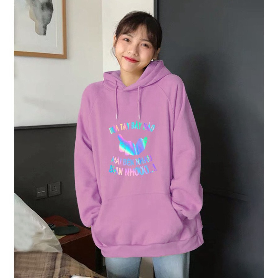 [ Gía rẻ bất ngờ ] Áo Khoác Nỉ Hoodie Phản Quang Đưa Tay Đây Nào PQ30KN