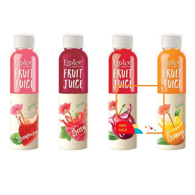 Son dưỡng có màu Lipice Sheer Color Fruit Juice 4g