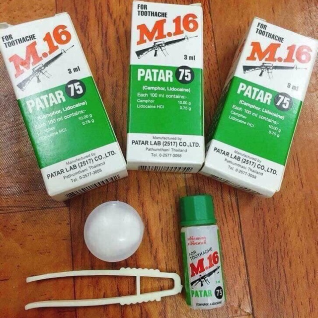 Thuốc trị đau răng m16 của thái lan