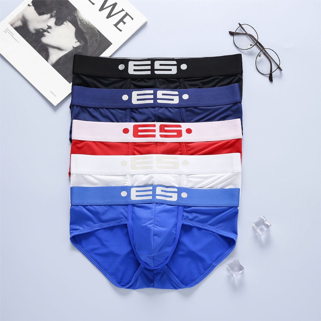 [free ship 50k + che tên đơn hàng] quần lót nam, quần lót tam giác thun lạnh nam cao cấp nhiều size phù hợp mọi lứa tuổi