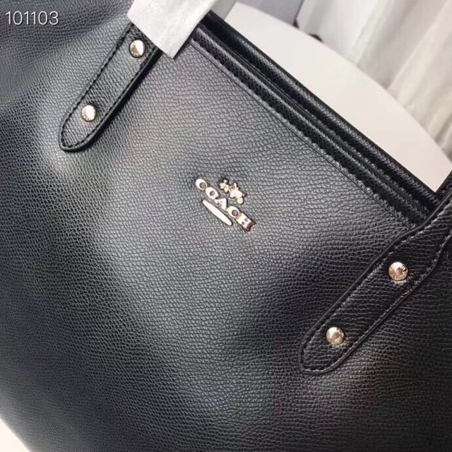 TÚI COACH BLACK CITY ZIP TOTE