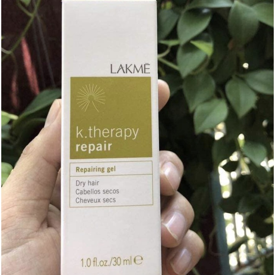 Tinh dầu phục hồi tóc khô xơ Lakme K.Therapy Repairing Gel 30ml