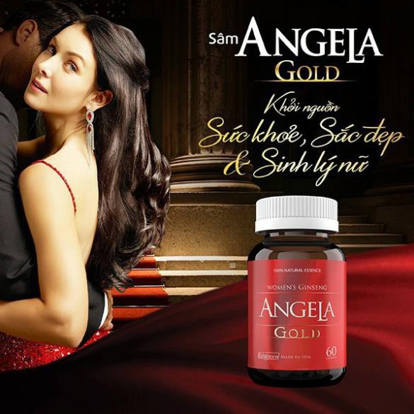 ✅ (CHÍNH HÃNG) Sâm Angela Gold Hộp 60 Viên Hàng Có Tem Chống Hàng Giả