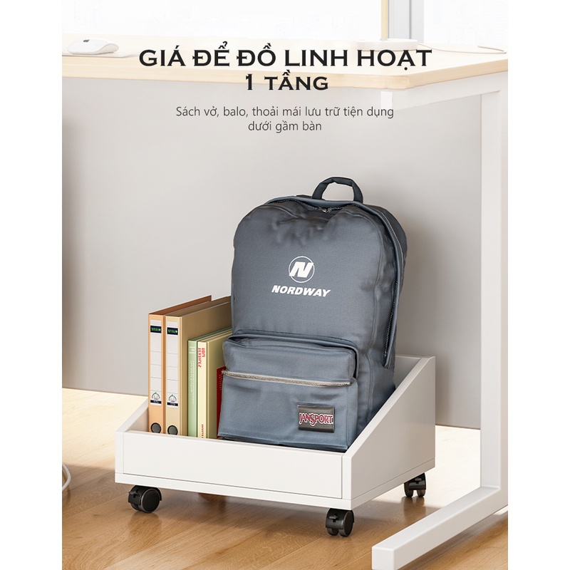 Kệ để đồ văn phòng đa năng có bánh xe tiện di chuyển - gp190