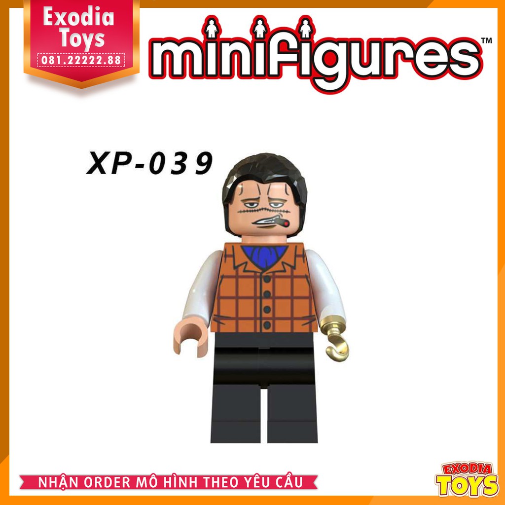 Xếp hình Minifigure nhân vật Anime One Piece : Đảo Hải Tặc - Đồ Chơi Lắp Ghép Sáng Tạo - KORUIT XP036-041