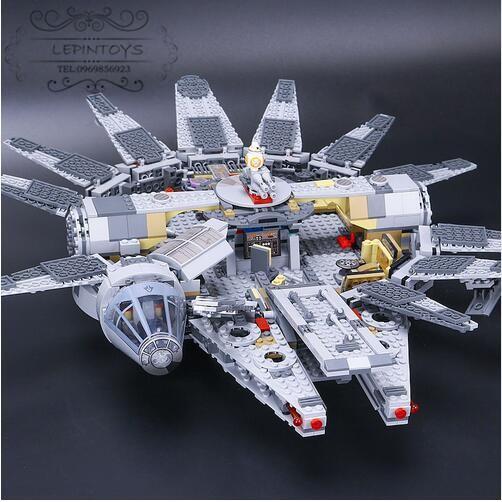 Đồ chơi Lắp ghép Mô hình star war  05007 Bela 10467 Lele 69900 Force Awakens Millennium Falcon  Star War Tàu Falcon