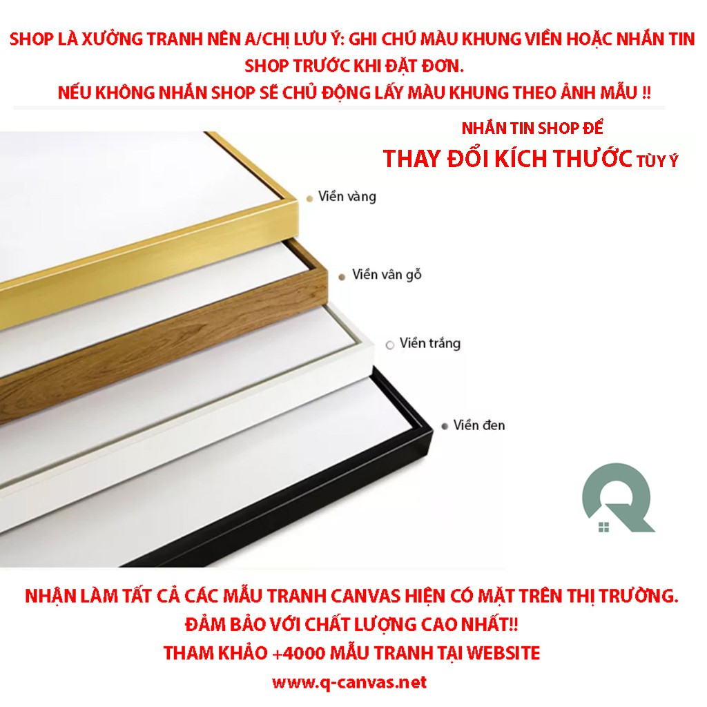 🔥Hot Deal🔥 Tranh Canvas Cao Cấp Rừng Cây Lá Vàng Trang Trí Tường CV-068 | BigBuy360 - bigbuy360.vn