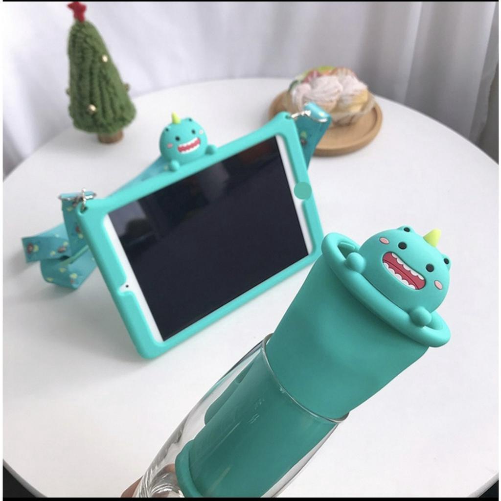 Ốp máy tính bảng silicon dẻo gấu/ khủng long hoạt hình 3D thích hợp cho  Pad Air Mini 1 2 3 4 5 6 case Gen Pro 10 5 11 8