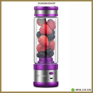 Máy xay cầm tay, máy xay cầm tay cốc thủy tinh 2 lớp RE0228