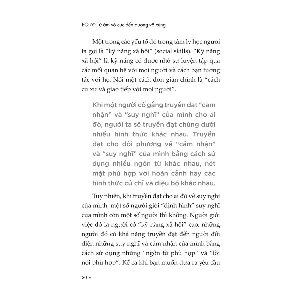 Sách EQ - Từ Âm Vô Cực Đến Dương Vô Cùng