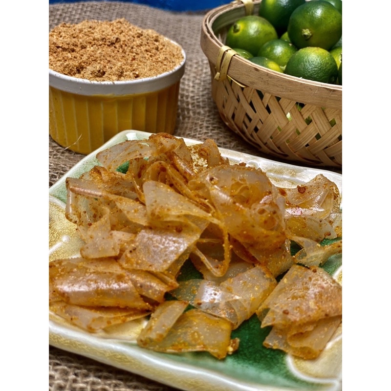 Bánh tráng sate muối béo vị tuổi thơ