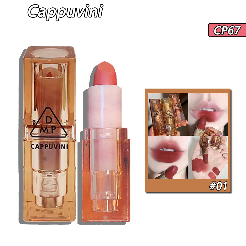 Son môi Cappuvini màu hoàng hôn với kết cấu nhung 3.5g