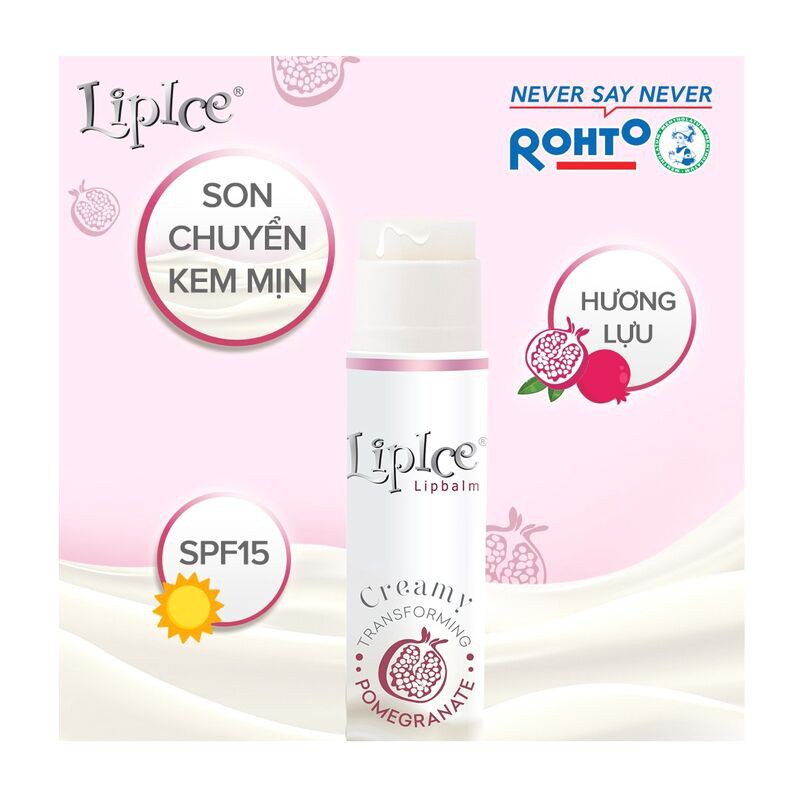 [Đủ Loại] Son Dưỡng Không Màu Chuyển Kem Mịn LipIce SPF15 4.3g