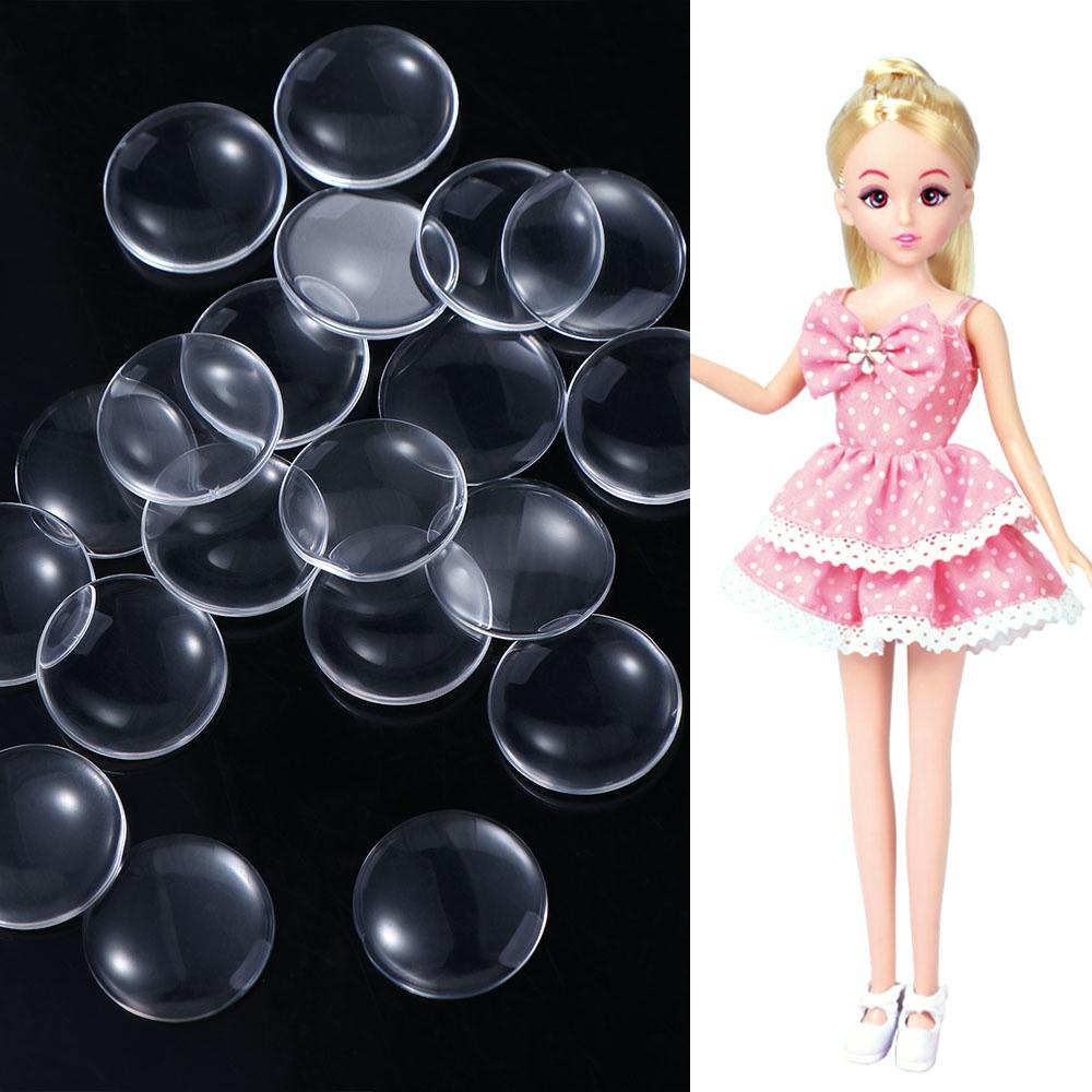 REBUY1 Kính Mắt Thủy Tinh Cabochon 14mm Cho Búp Bê