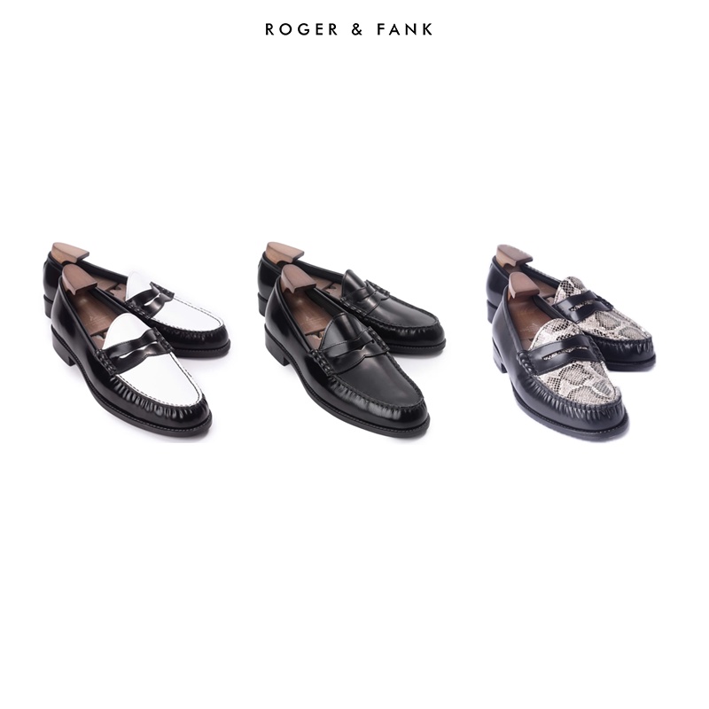 Giày da cao cấp penny loafer ROGER X FANK