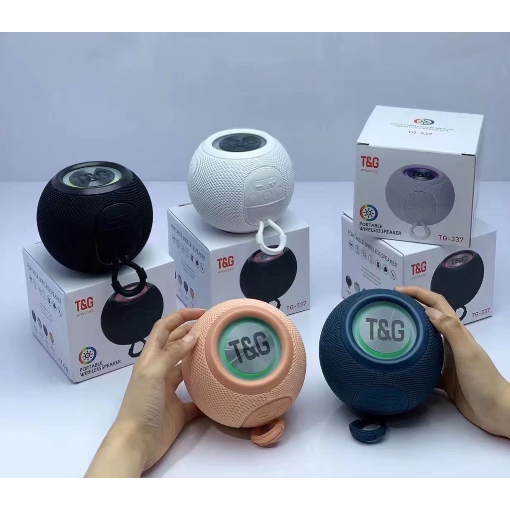 Loa Bluetooth Mini TG-337, Loa Mini Không Dây Bluetooth.  Hỗ Trợ Thẻ Nhớ USB AUX Kết Nối Máy Tính. Bảo Hành 12 Tháng