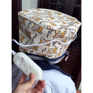 Mũ hấp kích nhiệt tóc hình gấu